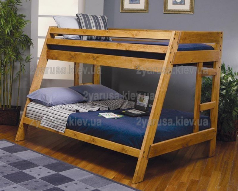 Двухъярусная кровать на три спальных места "Олимп"